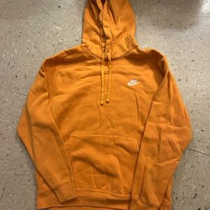 Nike Men's Bright Orange Hoodie